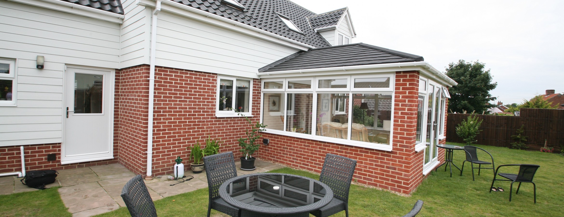 An installation of a fully insulated warmroof